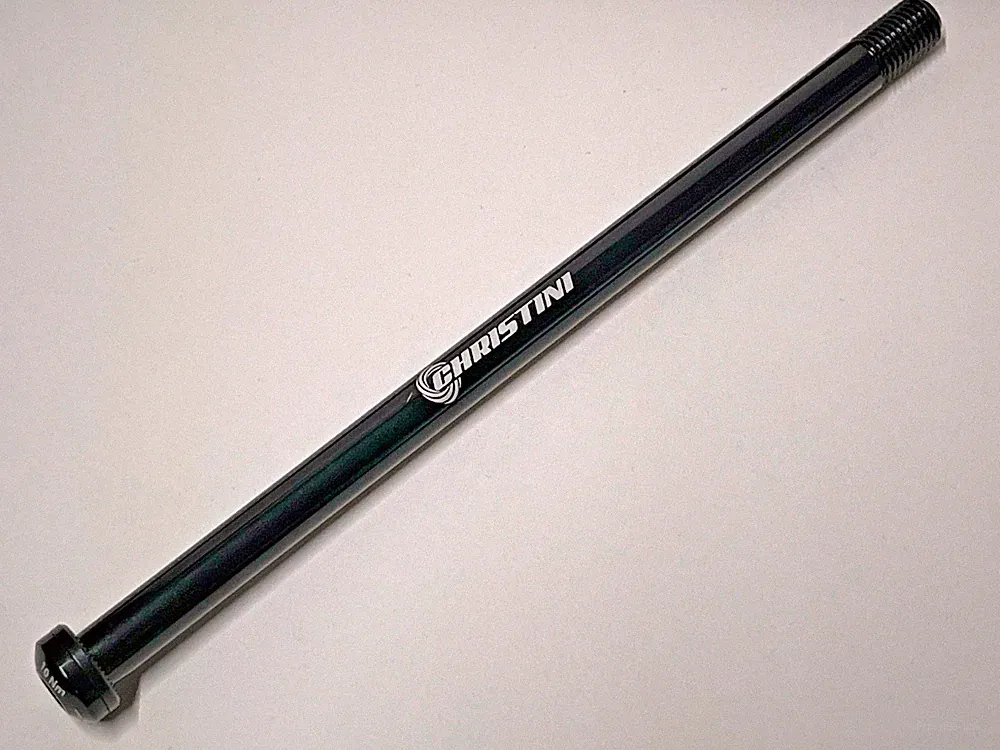 CHRISTINI 12mm Fat Bike Rear Thru Axle 12mm x 220mm, 1.5mm Thread, 15mm TL